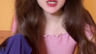 Русский АСМР Обзор на МОИ грязные трусики с засохшей спермой из киски