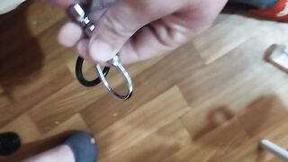 Зондирование уретры 10 миллиметровой игрушкой