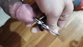 Зондирование уретры 10 миллиметровой игрушкой