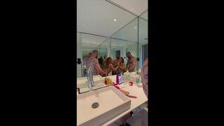 CJ Miles Coarse Washroom Sex with Danny Steele