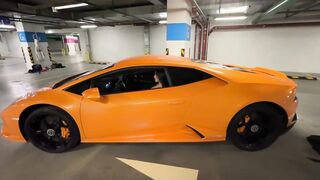 I'm nude in a Lamborghini car. screw me right there!