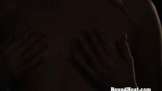 Hawt Breasty Lesbo Serf Fingering Herself And Reaching Climax With Madame In Mind