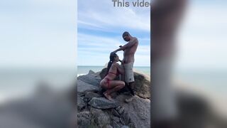I invited a honey to go to the undressed beach with me and we banged right there