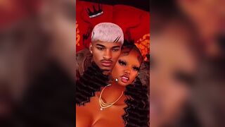 Wicked fat gal gives it to a fat ebony stud