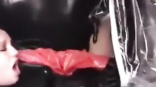 Lesbian latex sluts