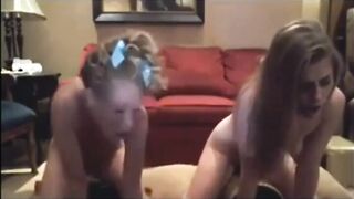 2 Teens on Fucking Machines Together