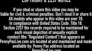 Penny Pax & Chloe Couture Get Bodystocking Lesbian Pussy!
