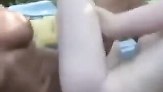 Horny Lesbians Having Sex In The Park