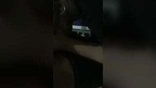 Lesbian stud sucking dick while on the with her girlfriend