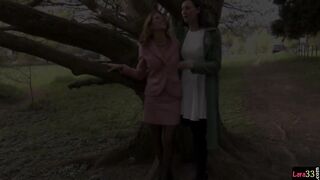English milf eating out lesbian beauty 