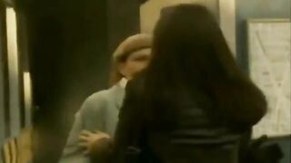 Mature seduction with teen brunette