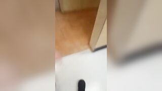 Two Amateur Lesbian Pussy Licking Toilet