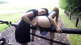 Girls Fingering In The Park