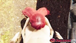 Hawt Gravelyn CG Animation – Village Freehands Oral-sex Service, Hard Irrumatio Throat Screw & Deepthroat Spunk flow on Face In Chick Elect two