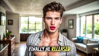 My step Son's STR8 ALLY Came Into The Room And Did IT Whilst I Was Reading A Book... (Homosexual Love Story)