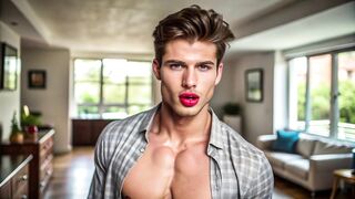 My step Son's STR8 ALLY Came Into The Room And Did IT Whilst I Was Reading A Book... (Homosexual Love Story)