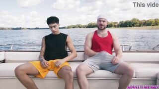 Beauty Elias and Marcus McNeil masturbating and banging every other on a boat. Out in the open ocean there's no one who can watch what how those nasty boyz have sex!