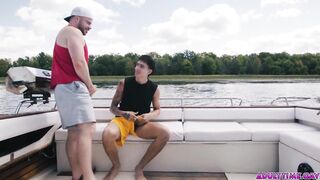 Beauty Elias and Marcus McNeil masturbating and banging every other on a boat. Out in the open ocean there's no one who can watch what how those nasty boyz have sex!