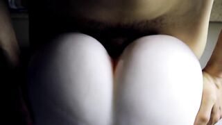 I came 4 times in this pretty large butt and passionately screwed her for half an hour