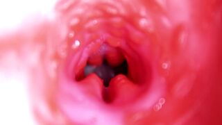 Extraordinary close up of a large dick in a sloppy soaked enchanting gap!