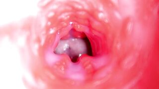 Extraordinary close up of a large dick in a sloppy soaked enchanting gap!