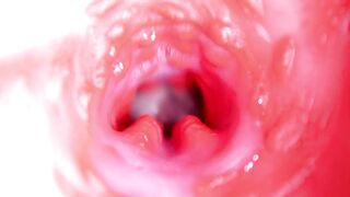 Extraordinary close up of a large dick in a sloppy soaked enchanting gap!