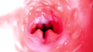 Extraordinary close up of a large dick in a sloppy soaked enchanting gap!