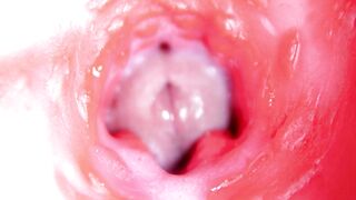 Extraordinary close up of a large dick in a sloppy soaked enchanting gap!