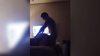 White pawg booty bouncing right from backshots