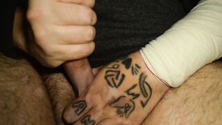 Super Close Up Jerking off and Cumming