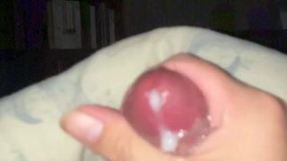 every day jerk off 1/thirty playing with my sloppy rod untill I cum