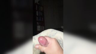 every day jerk off 1/thirty playing with my sloppy rod untill I cum