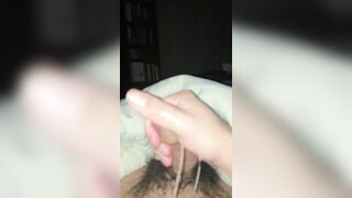 every day jerk off 1/thirty playing with my sloppy rod untill I cum