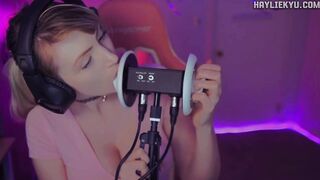 ASMR Ear Licking Tingles + Throat Sounds
