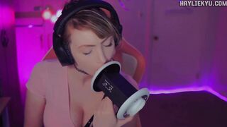 ASMR Ear Licking Tingles + Throat Sounds