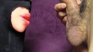 mouthful of new cum after lengthy abstinence