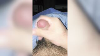 la segunda paja del dia, sacando la leche que me queda