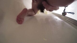 Hawt mother I'd like to fuck gets soapy and stretched out in the shower by BBC sex-toy