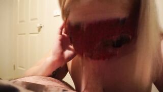 Blindfolded Golden-haired gets Oral sex Creampied - DaddysDumbBlonde