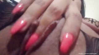 A lascivious brunette hair amateur angel enjoying her time alone