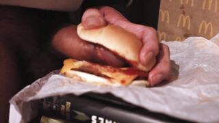 I screwed a cheeseburger and overspread it with my peculiar sauce