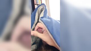 every single day jerk off 06/thirty - playing with my morning wood until I cum - jerk off defiance
