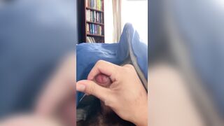 every single day jerk off 06/thirty - playing with my morning wood until I cum - jerk off defiance