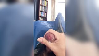 every single day jerk off 06/thirty - playing with my morning wood until I cum - jerk off defiance