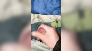 every single day wank 04/thirty - cumming in couch late at night