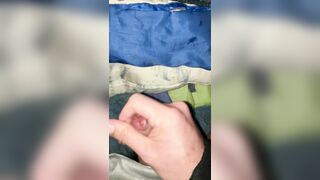 every single day wank 04/thirty - cumming in couch late at night