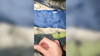 every single day wank 04/thirty - cumming in couch late at night