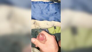 every single day wank 04/thirty - cumming in couch late at night
