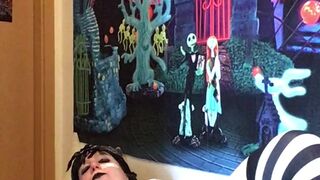 Nymeria Malfoy Hip Hop Wednesday cosplay, sex with The Thing and glass–vibrator screwing