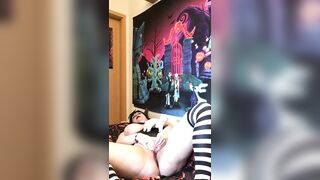 Nymeria Malfoy Hip Hop Wednesday cosplay, sex with The Thing and glass–vibrator screwing